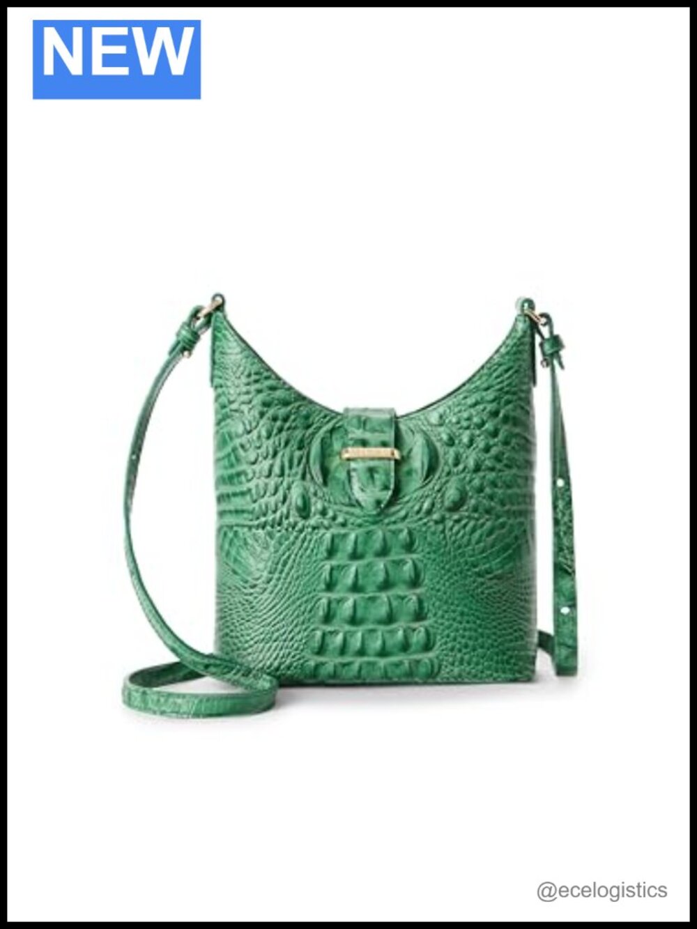 Small Leather Satchel Handbag with Crossbody Strap